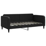 vidaXL Lit de repos sans matelas noir 90x190 cm tissu