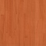 vidaXL Tête de lit avec rangement cire marron 150cm bois massif de pin