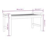 vidaXL Salon de jardin avec coussins 5 Pièces Bois d'acacia solide