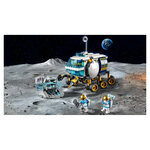 Lego 60348 city le véhicule d'exploration lunaire  jouet espace inspiré de la nasa des 6 ans  avec 3 minifigures d'astronautes