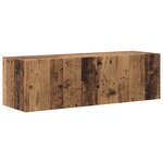 vidaXL Meuble TV 5 Pièces Bois ancien