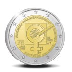 Pièce de monnaie 2 euro commémorative Belgique 2023 BU – Suffrage universel des femmes – Légende flamande