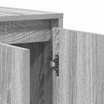 vidaXL Buffet Sonoma gris 120 x 41 x 75 cm Bois d'ingénierie