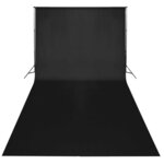 Vidaxl kit de studio photo avec lampes toile de fond et réflecteur