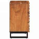 vidaXL Table de chevet 50x34x62 cm bois d'acacia solide