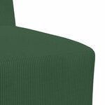 vidaXL Unité de Sofa Modulaire Sans Accoudoirs Vert jungle