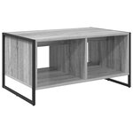 vidaXL Table basse Gris Sonoma 80 x 50 x 40 cm Bois d'ingénierie