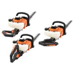 vidaXL Taille-haie à essence 722 mm Orange et noir