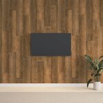 vidaXL Panneaux muraux Aspect bois Marron PVC 2 06 m²