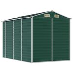 vidaXL Abri de jardin vert 191x300x198 cm acier galvanisé