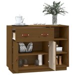 vidaXL Buffet Marron miel 98 5x40x75 cm Bois massif de pin