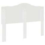 vidaXL Tête de lit Blanc Brillant 160 cm Bois d'ingénierie