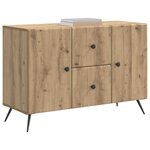 vidaXL Buffet Chêne artisanal 89 x 34 5 x 60 cm Bois d'ingénierie