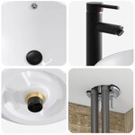 vidaXL Meuble de lavabo mural Chêne Sonoma 49 x 44 5 x 66 5 cm