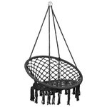 vidaXL Chaise à bascule en hamac 80 cm Anthracite