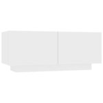 vidaXL Table de chevet blanc 100x35x40 cm bois d'ingénierie