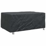 vidaXL Housse pour mobilier d'extérieur Noir 230 x 165 x 80 cm 600D