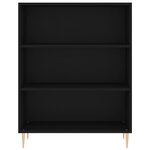 vidaXL Bibliothèque noir 69 5x32 5x90 cm bois d'ingénierie