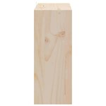 vidaXL Étagère à vin 4 Pièces Naturel 62 x 25 x 62 cm Pin massif