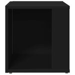 vidaXL Table d'appoint Noir 33x33x34 5 cm Aggloméré