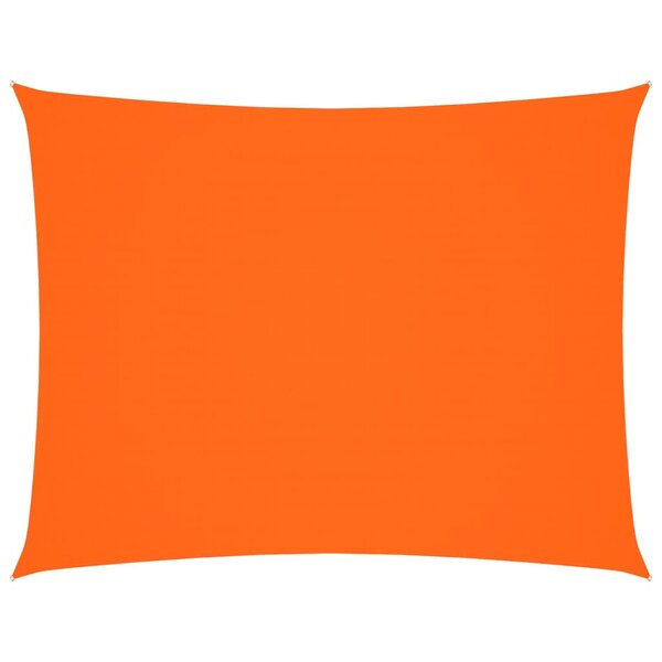 vidaXL Voile de parasol tissu oxford rectangulaire 4x5 m orange