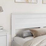vidaXL Tête de lit Blanc 180 cm Bois d'ingénierie