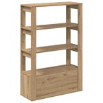 vidaXL Buffet chêne artisanal 30 x 80 x 119.5 cm Bois d'ingénierie