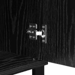 vidaXL Buffet avec tiroir Chêne noir 35 x 40 x 70 cm Bois d'ingénierie