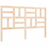 vidaXL Cadre de lit sans matelas bois massif