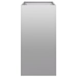 vidaXL Jardinière 40x80x80 cm acier galvanisé