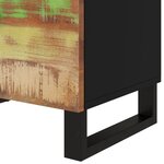 vidaXL Table de chevet 50x33x60cm Bois de récupération et d'ingénierie