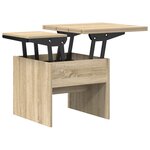 vidaXL Table basse Chêne Sonoma 55 x 54 5 x 45 cm Bois d'ingénierie