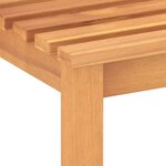 Vidaxl banc de jardin 180 cm bois de teck solide
