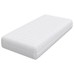vidaXL Matelas avec Couche de Coco Blanc 70 x 140 cm Ressort ensaché