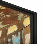 vidaXL Boîte de rangement Marron et Noir 60 x 40 x 41 cm bois recyclé