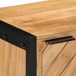 vidaXL Table de Chevet 40x30x50 cm Bois Massif Acacia