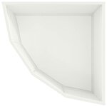 vidaXL Jardinière d'Angle Blanc 60 x 60 x 35 cm Acier