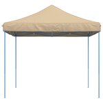 vidaXL Tente de fête 292 x 292 x 315 cm Beige Tissu Oxford