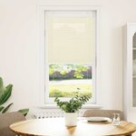 vidaXL Store plissé crème 65x100 cm largeur du tissu 64 4 cm polyester