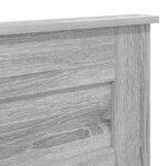 vidaXL Tête de lit Gris Sonoma 140 cm Bois d'ingénierie