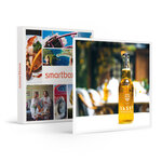 6 bouteilles de cidre de normandie avec 3 verres de dégustation - smartbox - coffret cadeau gastronomie