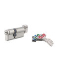THIRARD - Cylindre de serrure à bouton T2  40Bx30mm  nickel  anti-arrachement  anti-perçage  anti-crochetage  5 clés