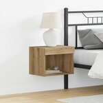 vidaXL Meuble TV Chêne artisanal 40 x 30 x 30 cm Bois d'ingénierie