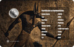 Monnaie ANUBIS 1/500 Oz Platine 25$ Liberia 2026 (PRÉCOMMANDE)
