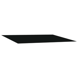 vidaXL Toile de rechange pour auvent Noir 300 x 250 cm Polyester