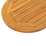 vidaXL Plateau de table Huile Naturelle 80 x 40 x 2 cm