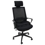 vidaXL Coussin d’assise avec oreiller Noir 47 x 36 5 x 8 cm Avec filet