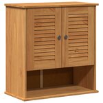 vidaXL Cabinet de Salle de Bain Mural marron miel 67.5 x 34 x 71.5 cm