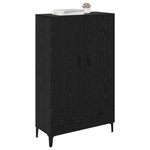 vidaXL Haut Armoire avec tiroir Chêne noir 70 x 31 x 115 cm
