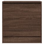 vidaXL Armoire à chaussures chêne marron 60x34x63 5 cm bois ingénierie